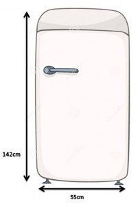 frigo 1 puerta 142 55